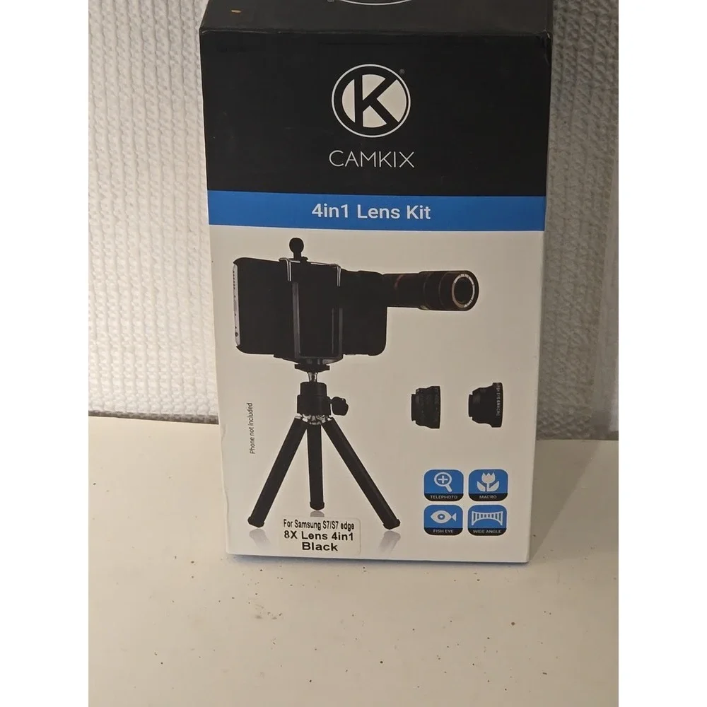 CamKix 4-in-1 iPhone Lens Kit 12X Telephoto Wide Macro Fisheye Zoom Tested Works